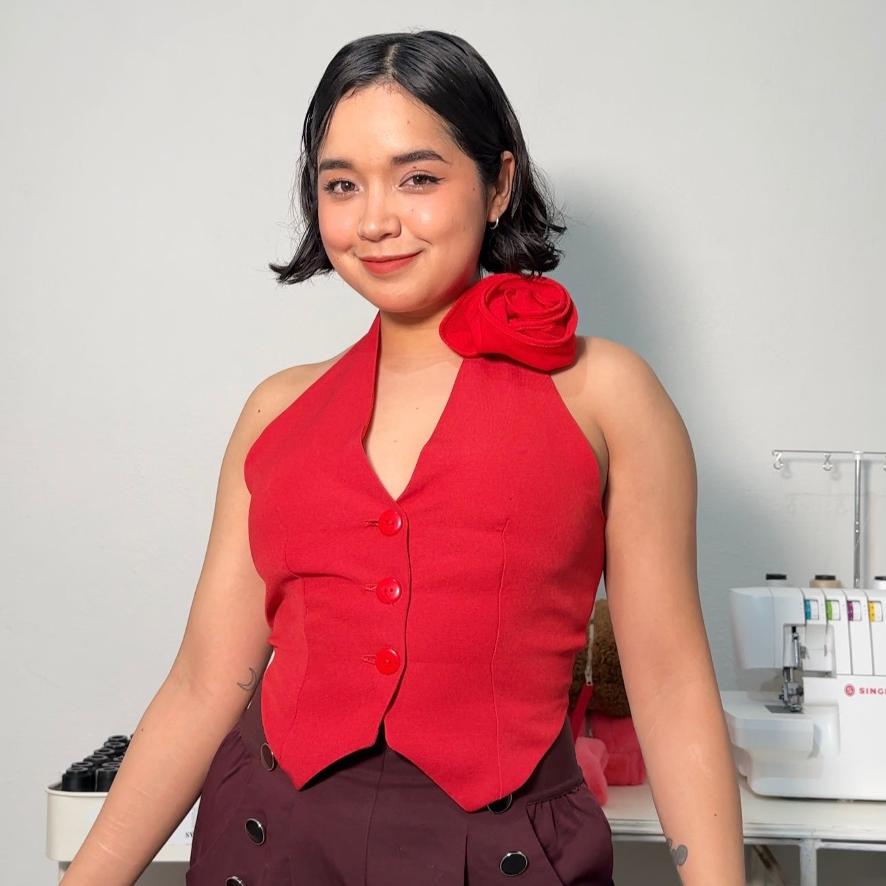 PATRÓN DE CHALECO HALTER (TALLA INDIVIDUAL)