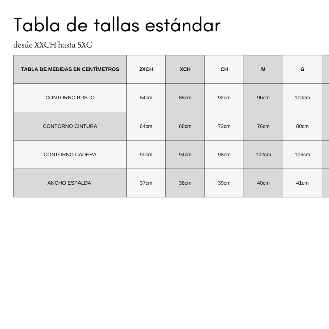 PATRON DE CORSÉ BÁSICO (MOD. ANNE) - TALLA INVIDUAL