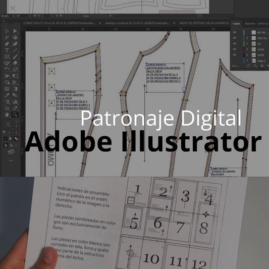 CURSO ONLINE DE PATRONAJE DIGITAL CON ADOBE ILLUSTRATOR